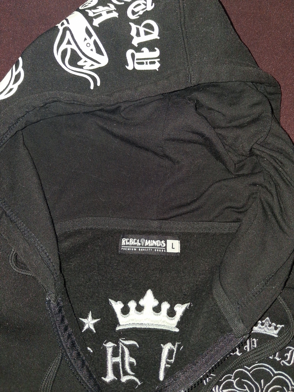 Black Kids Hoodie - Large